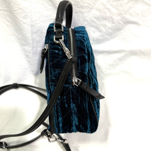 Kate Spade Briar Lane Quilted Crushed Velvet Mini Convertible Backpack main image 9